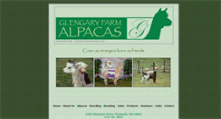 Desktop Screenshot of glengaryfarmalpacas.com